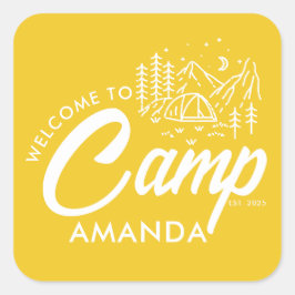 Adesivo Quadrado Festa de Despedida de Solteira Personalizada no Ac