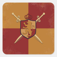 Festa do Escudo do Grifo Cavaleiro Real Dourado e