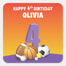 Festas de Esportes de Quarto Aniversário
