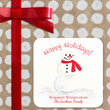 Festas Felizes Boneco de Neve Sorridente Natal