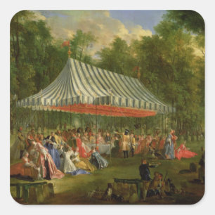 Adesivo Quadrado Festival dado pelo príncipe de Conti