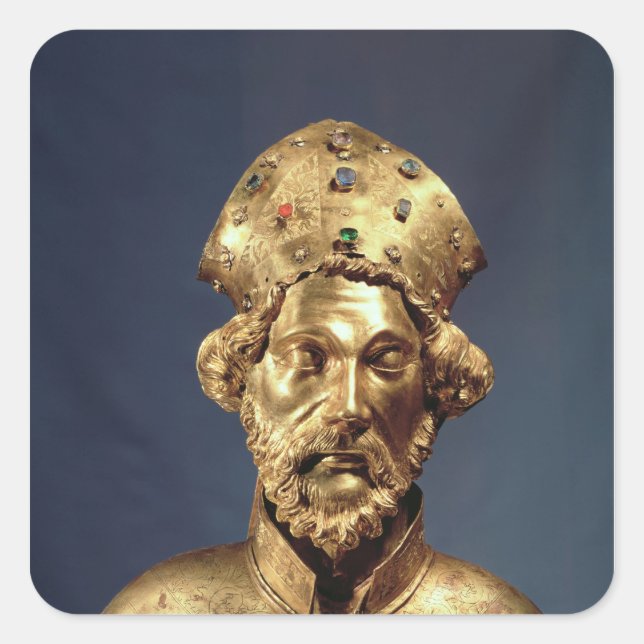 Adesivo Quadrado Fiel busto de Ruas John Cassian (Frente)