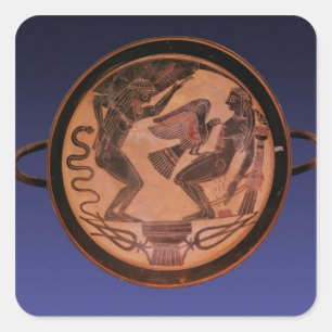 Adesivo Quadrado Figura preta kylix