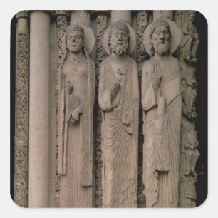 Adesivo Quadrado Figuras do antigo testamento, dos embrasures