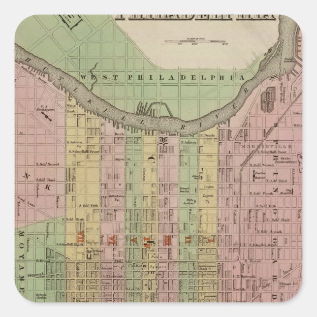 Adesivo Quadrado Filadélfia 6 (Frente)