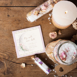 Adesivo Quadrado Filho da Lua | Chá de fraldas Boho Hippie