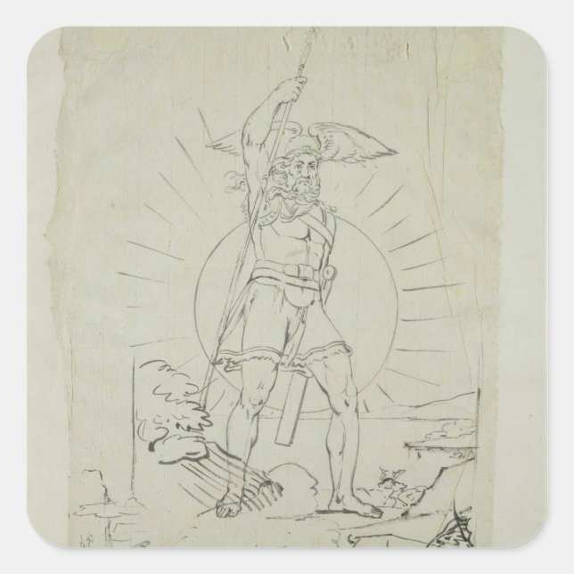 Adesivo Quadrado Fingal, 1804-5 (Frente)