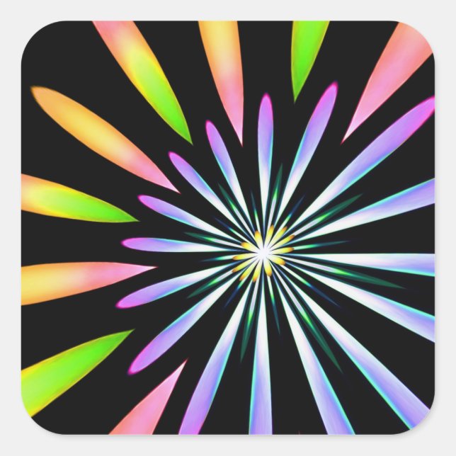 Adesivo Quadrado Fireworks 1 (Frente)