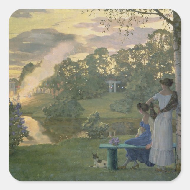 Adesivo Quadrado Fireworks, 1922 (Frente)