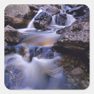Adesivo Quadrado Fish Creek Falls perto de Steamboat Springs Colora