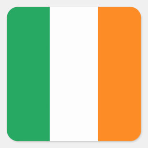 Adesivo Quadrado Flag of Ireland Square Sticker