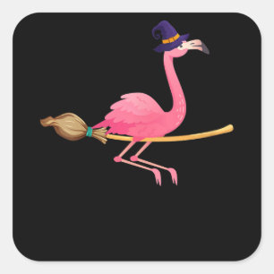 Adesivo Quadrado Flamingo Mulheres Engraçado Flamingo Witeen Hall