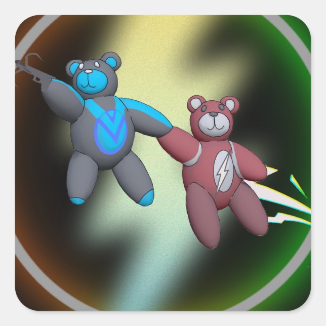 Adesivo Quadrado Flash- brava(2) (Frente)