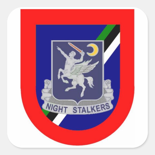 ADESIVO QUADRADO FLASH/DUI 160TH SOAR STICKERS (Frente)