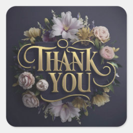 Adesivo Quadrado Floral