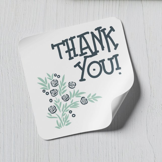 Adesivo Quadrado Floral Azul (Criador carregado)