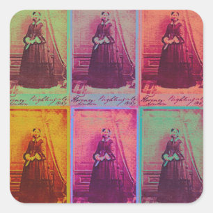Adesivo Quadrado Florence Nightingale Cors