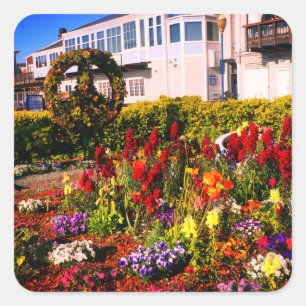 Adesivo Quadrado Flores de primavera #8 Stickers