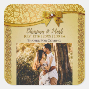 Adesivo Quadrado Flores e Folhas do Abstrato Retroativo Elegante do