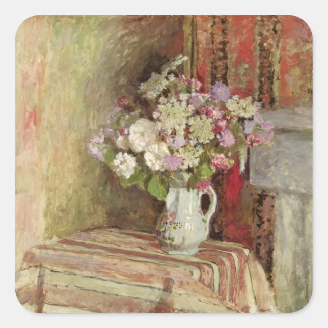 Adesivo Quadrado Flores em um Vase, 1905 (Frente)
