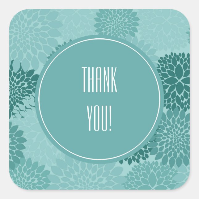 Adesivo Quadrado Flores MTECNICAS (Frente)