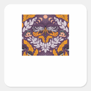 Adesivo Quadrado Florestas De Borboleta Whimsigoth - Roxo, Lavanda