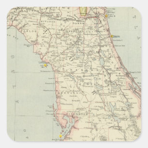 Adesivo Quadrado Floriada, os Estados Unidos