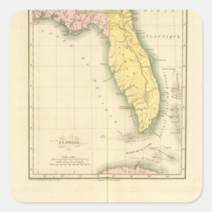 Adesivo Quadrado Florida E.U.
