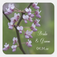 Flowing Wedding Tree Envelope Seals