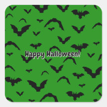 Flying Bats on Green