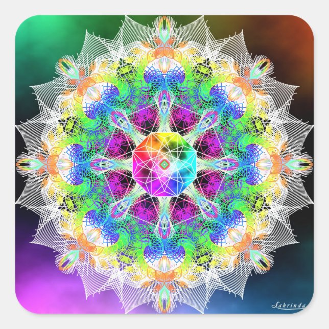 Adesivo Quadrado Foco e Crio (Frente)