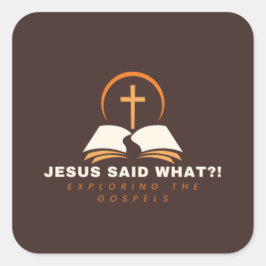 Adesivo Quadrado Foco nos Evangelhos de Brown