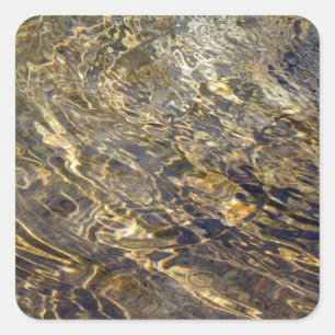 Adesivo Quadrado Fonte do ouro Água 2