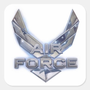 Adesivo Quadrado Força Aérea (USAF)