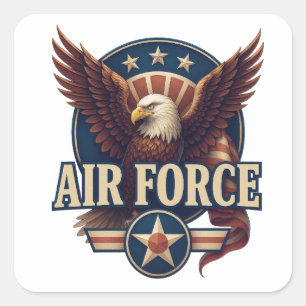 Adesivo Quadrado Força Aérea (USAF)