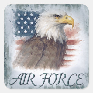 Adesivo Quadrado Força Aérea (USAF)