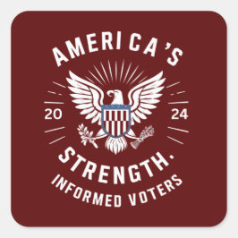 Adesivo Quadrado Força Americana