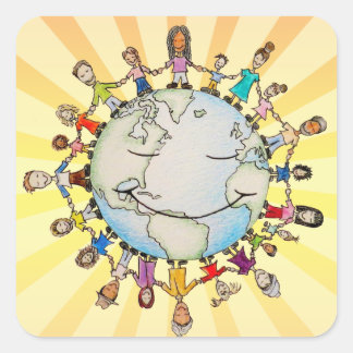 Adesivo Quadrado Force Field for Good Stickers