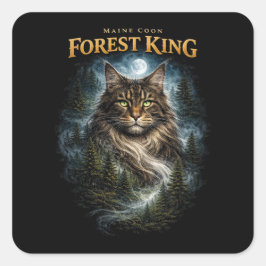 Adesivo Quadrado Forest King