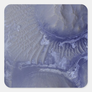 Adesivo Quadrado Formação de Noctis Labyrinthus em Marte