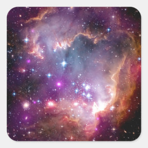 Adesivo Quadrado Formação Estelar NGC 602 - Foto do Telescópio Espa