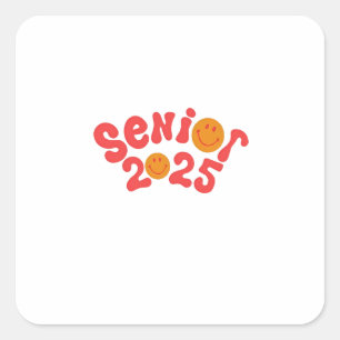 Adesivo Quadrado formando de férias de Verão para a graduação do Ma