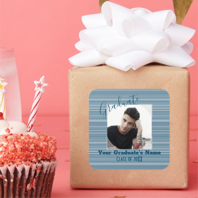 Adesivo Quadrado Formandos de fotos - HAMbyWG (Festa)