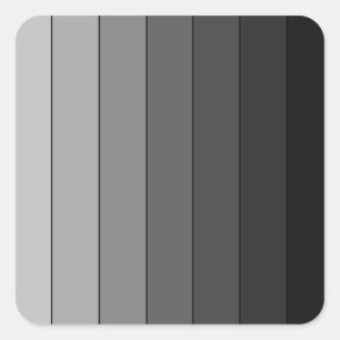 Adesivo Quadrado Formas de Cinzas Padrão Elegante de Stripes