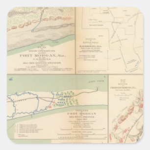 Adesivo Quadrado Forte Morgan, Alá