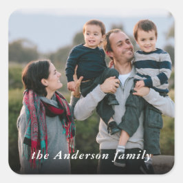 Adesivo Quadrado Foto da Família