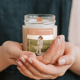 Adesivo Quadrado Foto da Família Moderna | Agradecido Abençoado Gra