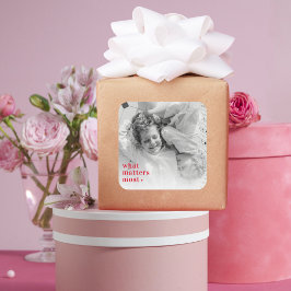 Adesivo Quadrado Foto da Tendência e o que mais importa RedQuote