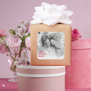 Adesivo Quadrado Foto da Tendência e o que mais importa RedQuote