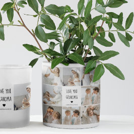 Adesivo Quadrado Foto de Colagem Moderna Ama Sua Avó Melhor Present